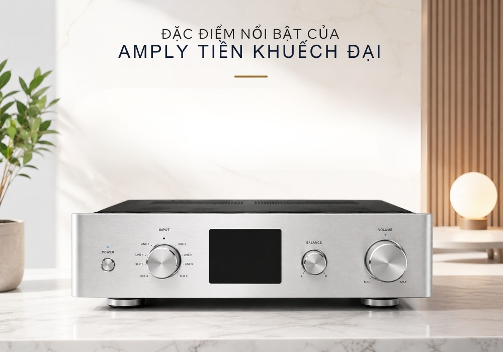 Đặc điểm và vai trò của Amply tiền khuếch đại