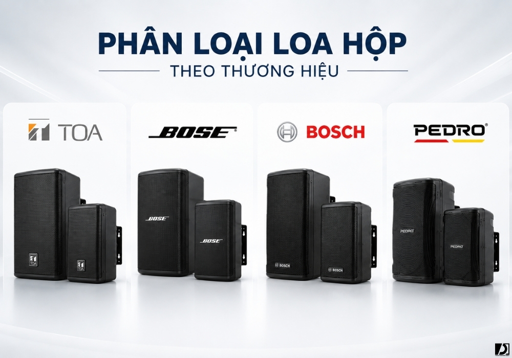 Phân loại loa hộp theo thương hiệu