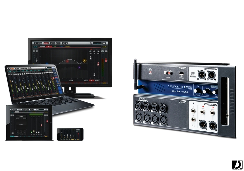 Soundcraft Ui12 – Mixer kỹ thuật số điều khiển từ xa