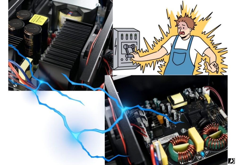 Cục đẩy công suất bị rò điện
