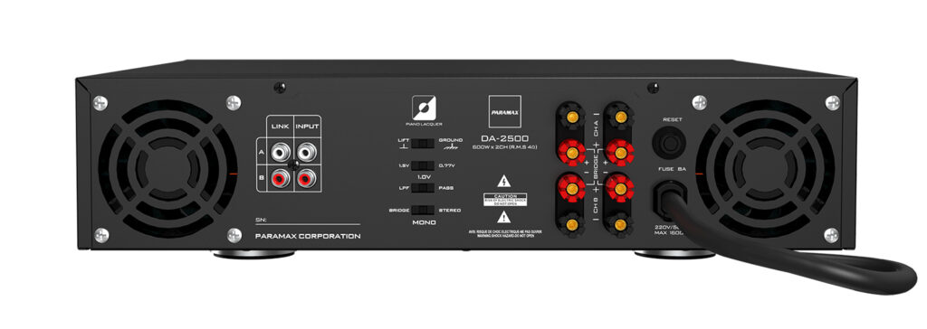 Cục Đẩy Công Suất Paramax DA-2500 10 Cục Đẩy Công Suất Paramax DA-2500