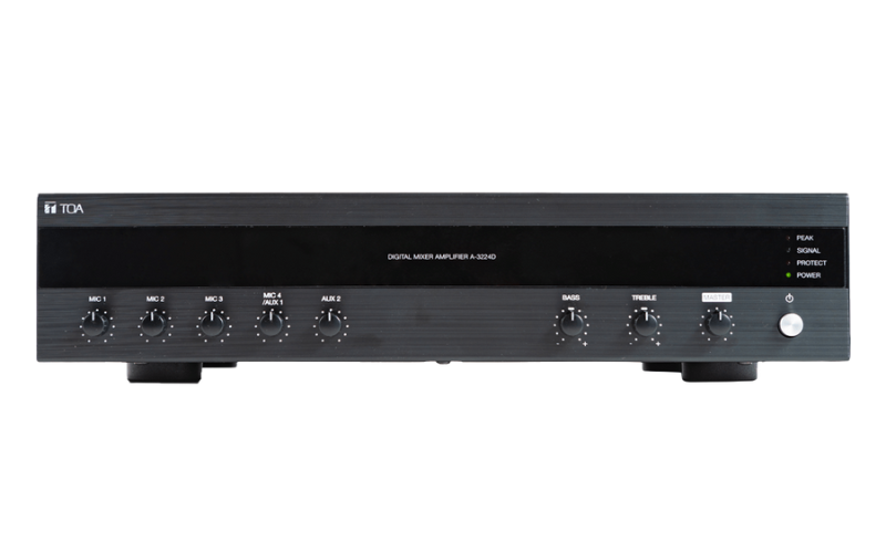 Amply Liền Mixer A-3224D-AS Giúp tùy chỉnh âm thanh phù hợp với từng không gian sử dụng.