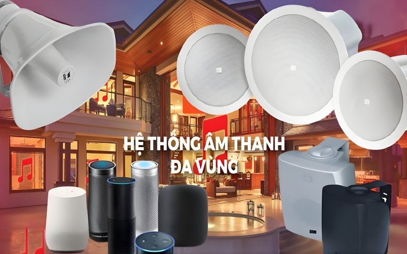Ứng dụng của hệ thống âm thanh đa vùng