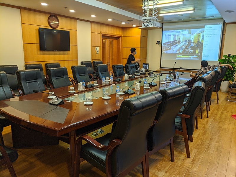 Âm thanh hội nghị tại Sở giao dịch chứng khoán Thành phố Hà Nội Âm thanh hội nghị tại Sở giao dịch chứng khoán Thành phố Hà Nội