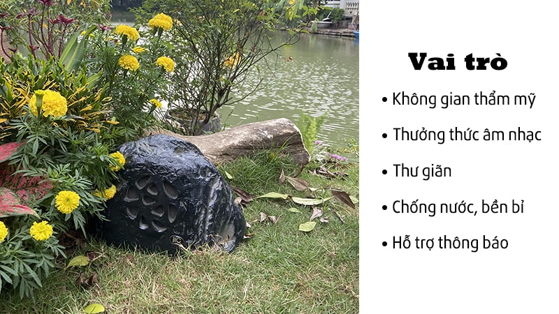 Âm thanh sân vườn mnag đến nhiều lợi ích: tăng tính thẩm mỹ cho không gian sôi động, mang đến sự thưởng thức cho khách hàng