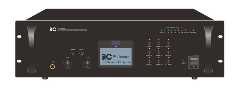 Amply IP ITC T-77240Z thiết kế gọn gàng, tích hợp nhiều tính năng ưu việt Amply IP ITC T-77240Z thiết kế gọn gàng, tích hợp nhiều tính năng ưu việt