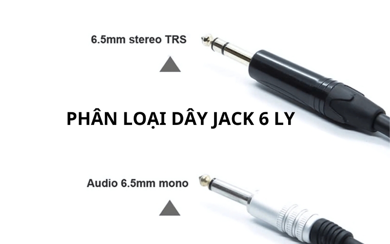Phân loại dây jack 6 ly