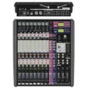 Bàn Mixer HD GM1000-C Bàn mixer HD GM1000-C là thiết bị trộn âm thanh được thiết kế dành cho những hệ thống cần nhiều đường tín hiệu đầu vào và khả năng kiểm soát âm thanh linh hoạt. Với cấu hình 6 kênh Mono + 4 kênh Stereo, tích hợp Reverb, Delay với 100 Preset, EQ Stereo 11 dải và Phantom 48V, sản phẩm đáp ứng tốt nhu cầu sử dụng trong sân khấu, hội trường, phòng thu, karaoke và các hệ thống âm thanh sự kiện. Thiết kế chuyên nghiệp, tối ưu thao tác HD GM1000-C sở hữu kích thước 490 x 150 x 450 mm, trọng lượng khoảng 8,3 kg. Thiết kế chắc chắn giúp mixer phù hợp với cả hệ thống lắp đặt cố định lẫn các bộ âm thanh thường xuyên di chuyển. Các khu vực điều khiển được bố trí khoa học theo từng nhóm chức năng và từng kênh tín hiệu. Nhờ đó, người dùng có thể nhanh chóng theo dõi và điều chỉnh âm lượng, hiệu ứng, EQ cũng như các thông số liên quan mà không mất nhiều thời gian làm quen. Với những hệ thống có nhiều nguồn phát đồng thời, cách bố trí trực quan của GM1000-C giúp quá trình vận hành thuận tiện hơn, đặc biệt khi cần xử lý nhanh trong các chương trình biểu diễn hoặc sự kiện. Cấu hình 6 kênh Mono và 4 kênh Stereo Điểm đáng chú ý trên HD GM1000-C nằm ở hệ thống 10 line input, bao gồm 6 kênh Mono và 4 kênh Stereo. Cấu hình này mang đến không gian kết nối tương đối rộng cho nhiều loại nguồn âm thanh. Các kênh Mono có thể sử dụng để kết nối micro, nhạc cụ hoặc những nguồn tín hiệu độc lập. Trong khi đó, kênh Stereo thích hợp cho đầu phát nhạc, máy tính, thiết bị phát tín hiệu hai kênh và các nguồn âm thanh stereo khác. Nhờ số lượng kênh phong phú, người dùng có thể kết nối nhiều thiết bị cùng lúc và quản lý tập trung trên một bàn mixer. Điều này đặc biệt hữu ích đối với sân khấu, hội trường, nhà hàng, phòng sự kiện hoặc những hệ thống cần sử dụng nhiều micro. Tích hợp Reverb và Delay với 100 Preset HD GM1000-C được trang bị hệ thống hiệu ứng Reverb và Delay với 100 Preset, giúp người dùng dễ dàng bổ sung hiệu ứng cho giọng hát và các nguồn âm thanh. Reverb tạo cảm giác về không gian và độ vang, giúp giọng hát trở nên mềm mại, có chiều sâu hơn. Delay tạo hiệu ứng lặp tín hiệu theo khoảng thời gian nhất định, thường được sử dụng để tạo điểm nhấn hoặc tăng cảm giác rộng cho âm thanh. Kho Preset phong phú giúp người vận hành nhanh chóng lựa chọn hiệu ứng phù hợp với nhu cầu. Sau đó, các thông số vẫn có thể được điều chỉnh thêm để phù hợp với đặc tính phòng, hệ thống loa và nguồn âm thanh thực tế. EQ Stereo 11 dải cho khả năng cân chỉnh linh hoạt Một ưu điểm khác của HD GM1000-C là Stereo Equalizer 11 dải, hỗ trợ người dùng kiểm soát dải tần của tín hiệu âm thanh. Thông qua EQ, kỹ thuật viên có thể điều chỉnh các vùng bass, mid và treble để cân bằng tổng thể hệ thống. Trong những không gian có đặc tính âm học khác nhau, EQ cũng hỗ trợ giảm những vùng âm thanh bị dư thừa, làm rõ giọng hát hoặc điều chỉnh độ sáng của tiếng nhạc. Khả năng cân chỉnh 11 dải mang lại sự chủ động cao hơn trong quá trình setup. Tuy nhiên, nên điều chỉnh EQ ở mức hợp lý thay vì tăng hoặc cắt quá mạnh, bởi việc xử lý quá mức có thể làm âm thanh mất tự nhiên hoặc tăng khả năng xảy ra feedback. Phantom 48V hỗ trợ micro condenser HD GM1000-C tích hợp nguồn Phantom 48V, đáp ứng nhu cầu sử dụng các loại micro condenser tương thích. Đây là tính năng hữu ích trong phòng thu, sân khấu hoặc các hệ thống cần khả năng thu âm chi tiết. Thay vì phải sử dụng thêm nguồn Phantom bên ngoài, người dùng có thể cấp nguồn trực tiếp từ mixer cho micro phù hợp. Khi sử dụng Phantom 48V, cần kiểm tra loại micro và thiết bị kết nối để đảm bảo tương thích, đồng thời thực hiện thao tác bật/tắt nguồn đúng cách nhằm hạn chế ảnh hưởng đến hệ thống. Dễ dàng phối ghép với hệ thống âm thanh HD GM1000-C có thể đảm nhiệm vị trí trung tâm trong chuỗi xử lý tín hiệu. Một cấu hình phổ biến có thể triển khai theo sơ đồ: Micro/nhạc cụ/nguồn phát → HD GM1000-C → Processor → Cục đẩy công suất → Loa Tùy nhu cầu, mixer có thể kết hợp cùng vang số, crossover, processor DSP, amplifier, cục đẩy công suất, loa toàn dải hoặc loa subwoofer. Việc lựa chọn các thiết bị phối ghép nên dựa trên số lượng nguồn tín hiệu, công suất hệ thống, chuẩn kết nối và mục đích sử dụng. Khi được cấu hình phù hợp, HD GM1000-C có thể trở thành trung tâm quản lý tín hiệu hiệu quả cho nhiều hệ thống âm thanh khác nhau. HD GM1000-C phù hợp với những hệ thống nào? Nhờ số lượng kênh đầu vào lớn cùng các tính năng xử lý âm thanh tích hợp, HD GM1000-C có thể sử dụng trong nhiều mô hình: Hệ thống âm thanh sân khấu, biểu diễn. Hội trường, phòng họp và trung tâm sự kiện. Phòng thu, thu âm cơ bản. Nhà hàng, quán café và không gian giải trí. Hệ thống karaoke nhiều nguồn tín hiệu. Dàn âm thanh sự kiện và lưu động. Các hệ thống cần kết nối đồng thời nhiều micro, nhạc cụ và nguồn phát. Sản phẩm phù hợp với người dùng muốn có một bàn mixer nhiều kênh nhưng vẫn ưu tiên cách bố trí điều khiển dễ quan sát và thao tác. Ưu điểm nổi bật của bàn mixer HD GM1000-C HD GM1000-C sở hữu nhiều điểm đáng chú ý trong phân khúc mixer nhiều kênh: 10 line input với 6 Mono và 4 Stereo. Reverb + Delay tích hợp. 100 Preset hiệu ứng. EQ Stereo 11 dải hỗ trợ cân chỉnh âm thanh. Phantom 48V cho micro condenser tương thích. Thiết kế chắc chắn, phù hợp sử dụng lâu dài. Khả năng phối ghép linh hoạt với nhiều thiết bị âm thanh khác. Tuy nhiên, nếu hệ thống chỉ sử dụng một vài nguồn tín hiệu đơn giản, việc đầu tư một mixer 10 line có thể chưa thực sự cần thiết. Ngược lại, với những hệ thống có nhiều micro, nhạc cụ hoặc nguồn phát, số lượng kênh của GM1000-C sẽ giúp việc quản lý tín hiệu thuận tiện hơn đáng kể. Mua bàn mixer HD GM1000-C chính hãng tại VD-GROUP VD-GROUP cung cấp bàn mixer HD GM1000-C chính hãng, phù hợp cho các hệ thống âm thanh hội trường, sân khấu, phòng thu, karaoke và sự kiện. Đội ngũ kỹ thuật có thể hỗ trợ tư vấn cấu hình mixer, processor, cục đẩy và loa dựa trên quy mô cũng như nhu cầu sử dụng thực tế. Khách hàng có thể liên hệ Mr. Sỹ: 0985 133 038 hoặc Mr. Luân: 0989 672 379 để được tư vấn cấu hình và nhận báo giá. CÔNG TY CỔ PHẦN VD-GROUP Showroom Hà Nội: Số 4, NV1, KĐT Rose Town 79 Ngọc Hồi, P. Yên Sở, Hà Nội. Showroom HCM: Số 20J3 đường DD7-1, KDC An Sương, P. Đông Hưng Thuận, TP.HCM. Website: vd-group.net Fanpage: VD-GROUP HD GM1000-C là lựa chọn đáng cân nhắc cho những hệ thống cần nhiều đường tín hiệu, khả năng xử lý hiệu ứng tích hợp và công cụ cân chỉnh âm thanh tương đối toàn diện. Với cấu hình 6 Mono + 4 Stereo, EQ 11 dải, 100 Preset Reverb/Delay và Phantom 48V, sản phẩm đáp ứng tốt nhu cầu vận hành âm thanh từ các hệ thống giải trí đến sân khấu và sự kiện chuyên nghiệp.