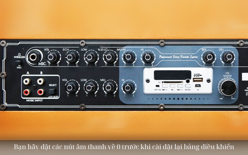 Cách chỉnh âm thanh loa kéo để hát karaoke hay nhất