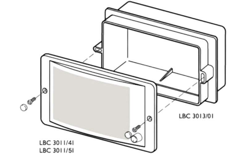 Hộp đỡ loa âm tường Bosch LBC3013/01 Hộp đỡ loa âm tường Bosch LBC3013/01