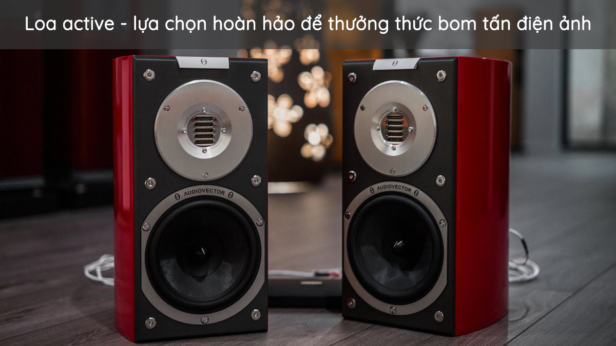 Loa active dễ dàng được sử dụng, thích hợp để bạn trực tiếp nghe nhạc, xem phim, giải trí,...