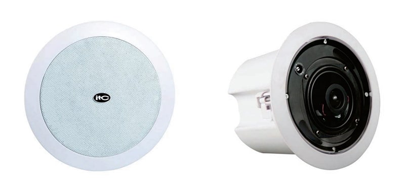 Loa âm trần ITC T-208P thiết kế dạng hộp kín giúp cộng hưởng âm thanh tốt