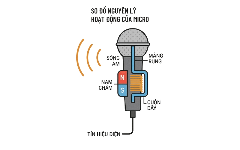Nguyên lý hoạt động của Microphone