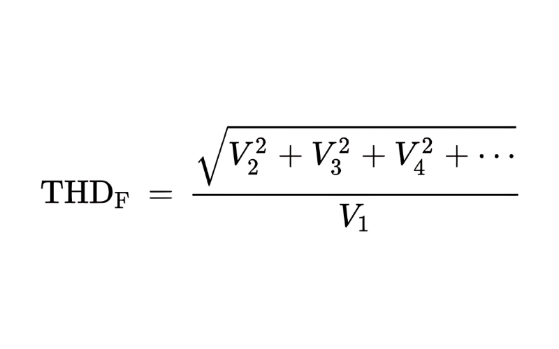 Công thức tính THD