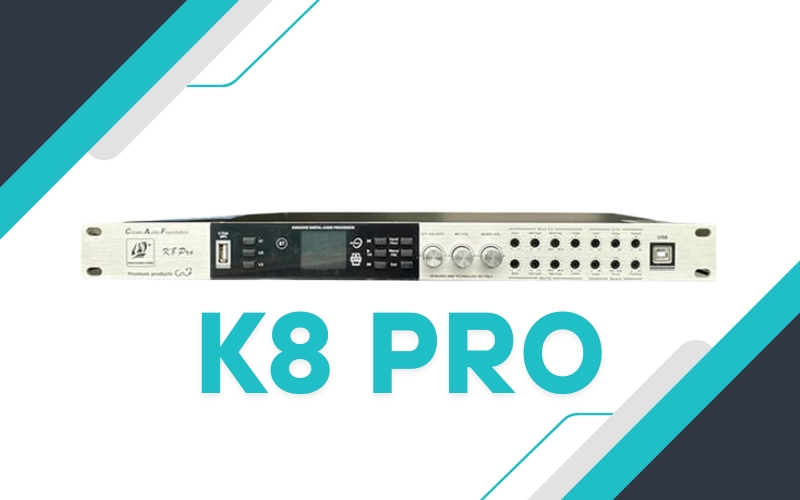 Vang cơ có reverb là gì? Gợi ý 8 mẫu vang cơ có reverb tốt nhất K8 Pro – Hiệu ứng đa dạng, đèn led bắt mắt