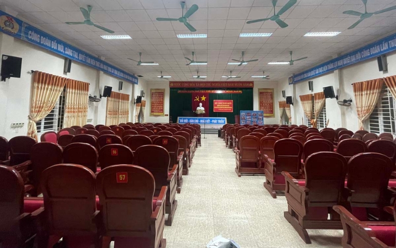 Xây dựng hệ thống âm thanh hội trường xã, phường, UBND Dự án Âm thanh Âm thanh hội trường Thanh Hóa