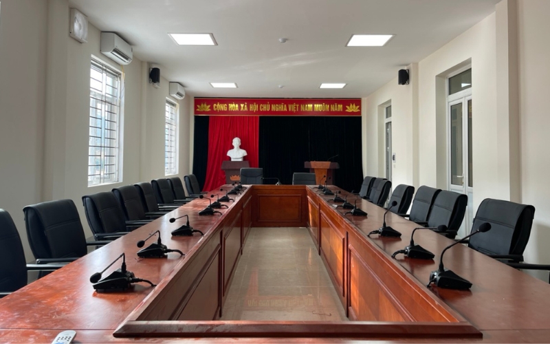 Dự án âm thanh phòng họp Huyện ủy Hà Giang
