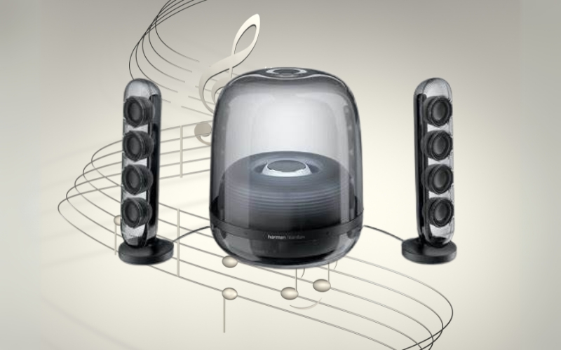 Loa Harman Kardon có chất lượng âm thanh tuyệt vời với đủ mọi dải tần.