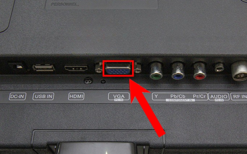 Cổng kết nối VGA trên tivi