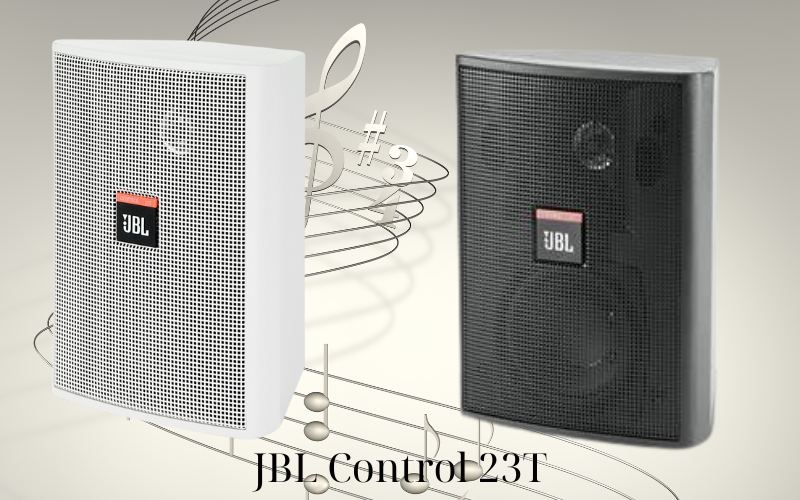 Loa treo tường công suất lớn JBL Control 23T – Đỉnh cao âm thanh ngoài trời và trong nhà