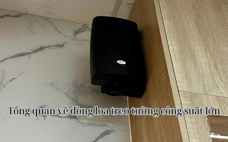 Tổng quan về dòng loa treo tường công suất lớn: Bền bỉ – Mạnh mẽ – Linh hoạt