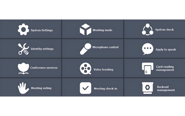 Phần mềm hội nghị PEDRO DLINE-software